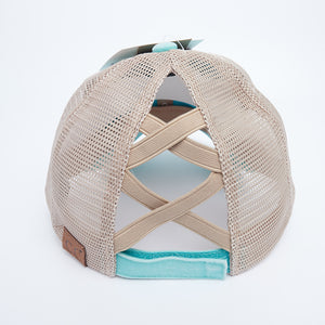 Cross Criss Cross Ponytail Hat