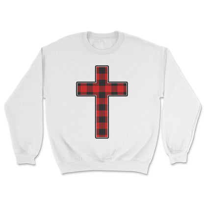 Plaid Cross Unisex Sweatshirt