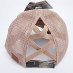 Cross Criss Cross Ponytail Hat