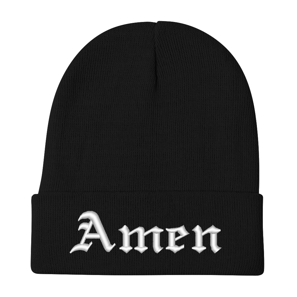 Amen Beanie - Black