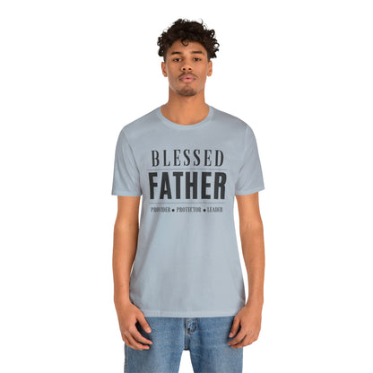 Blessed Father Protector Unisex Jersey Short Sleeve Tee