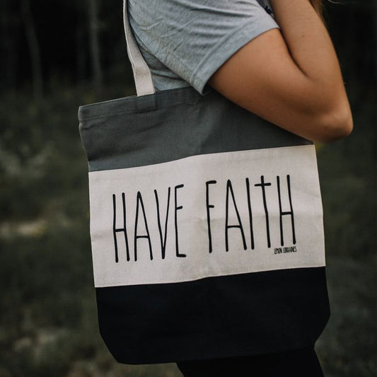 Have Faith Canvas Tote