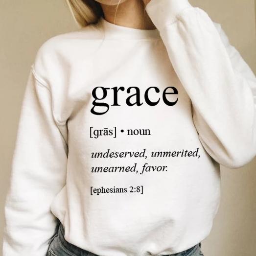 Grace Bible Definition Unisex Sweatshirt