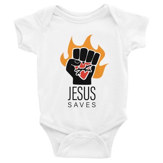 Jesus Saves Infant Bodysuit