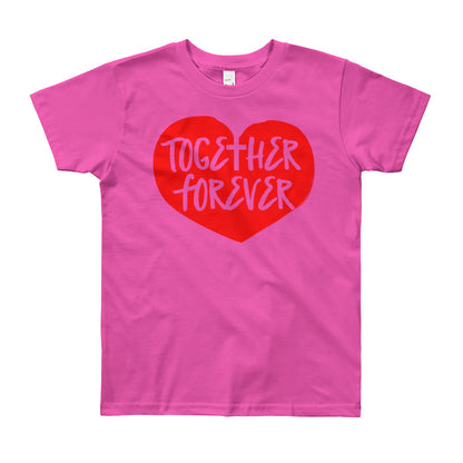 Together Forever Love Youth Short Sleeve T-Shirt