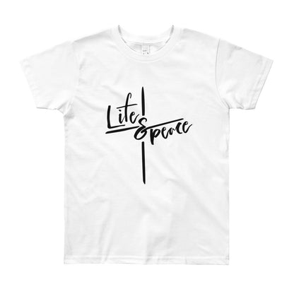 Life and Peace Youth Short Sleeve T-Shirt