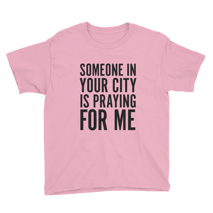 Praying for me Youth Short Sleeve T-Shirt