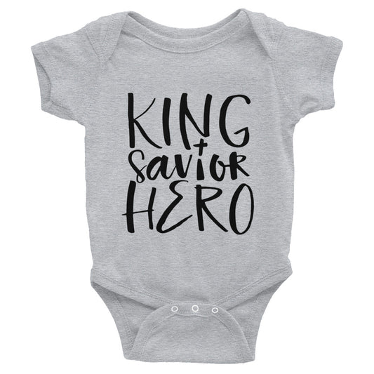 King Savior Hero Infant Bodysuit