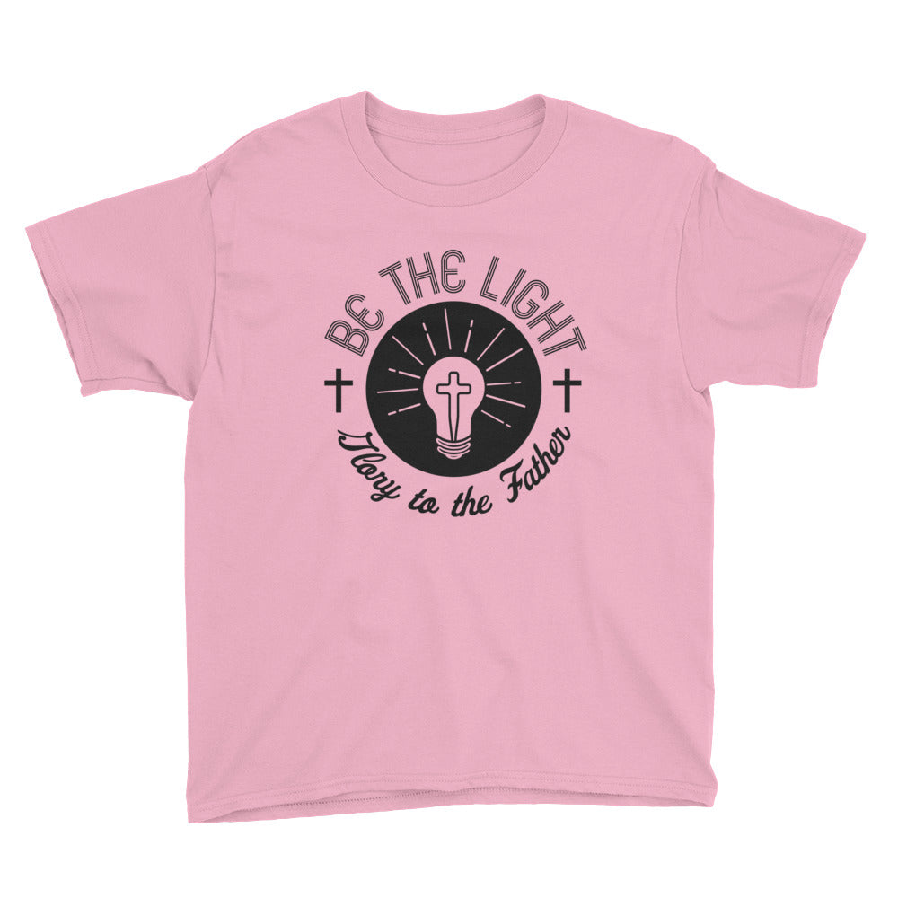 Be the Light retro Youth Short Sleeve T-Shirt