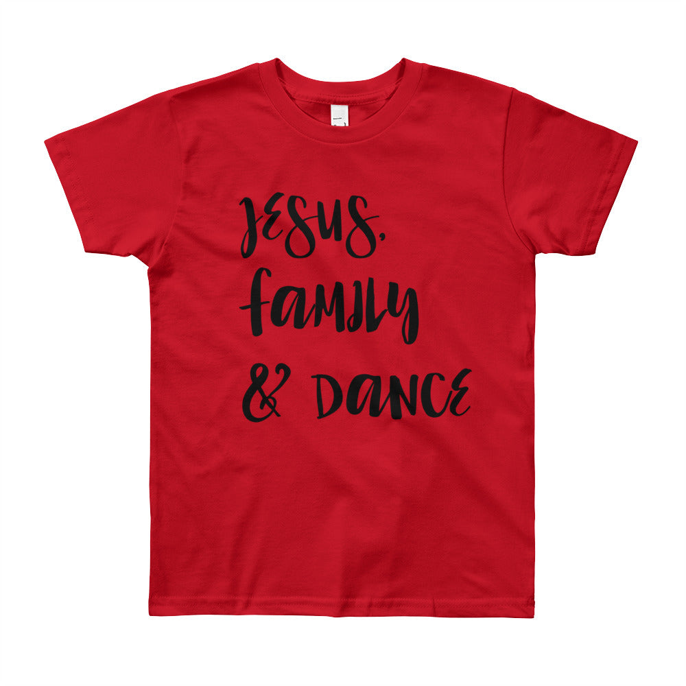 JESUS Family and Dance Youth Short Sleeve T-Shirt