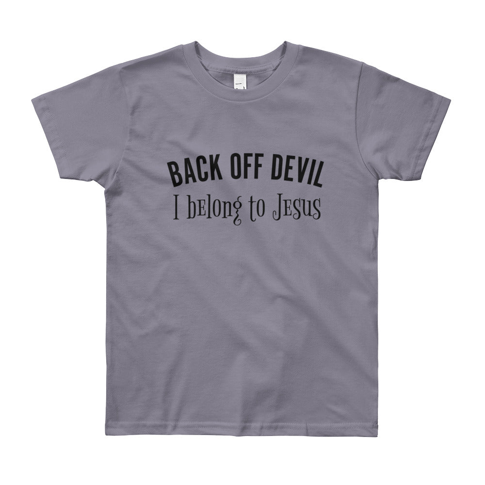 Back off Devil Youth Short Sleeve T-Shirt