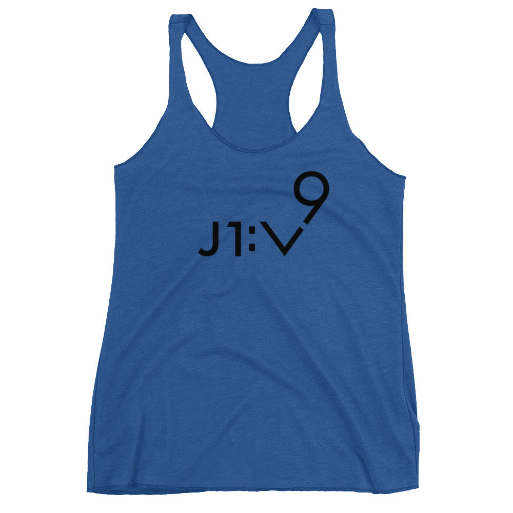 J1:V9 Women's Racerback Tank