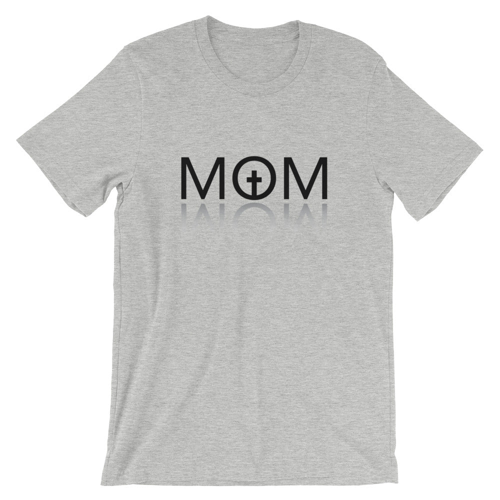 Mom Shadow Unisex Short Sleeve Jersey T-Shirt with Tear Away Label