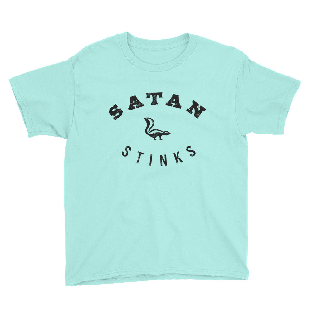 Satan Stinks Youth Short Sleeve T-Shirt