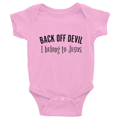 Back off Devil Infant Bodysuit