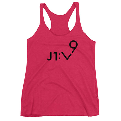 J1:V9 Women's Racerback Tank