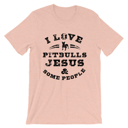 Pitbulls and Jesus Unisex T-Shirt