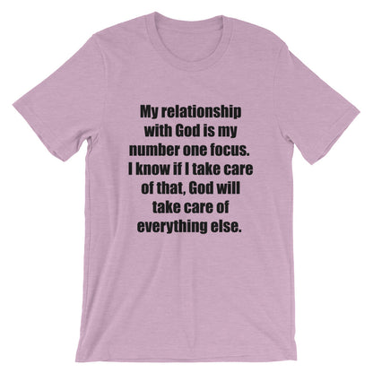 Relationship with God Unisex T-Shirt