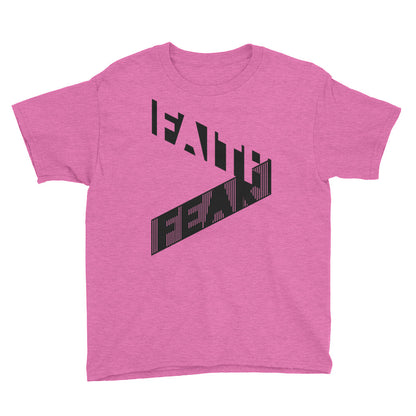 Faith > Fear Youth Short Sleeve T-Shirt