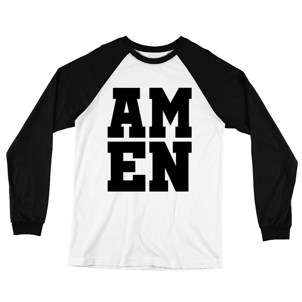 AMEN Long Sleeve Baseball T-Shirt