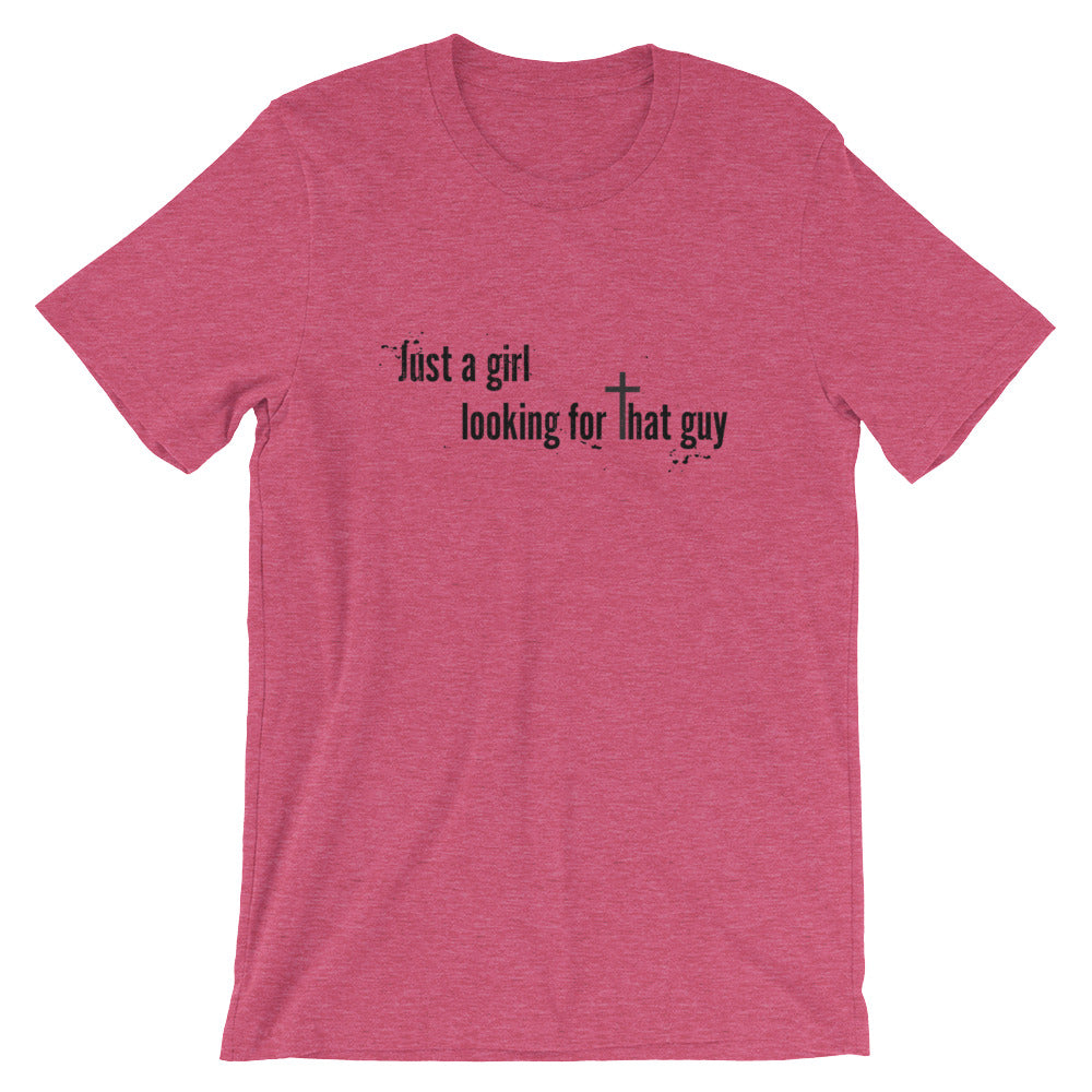 Just a Girl Looking Unisex T-Shirt