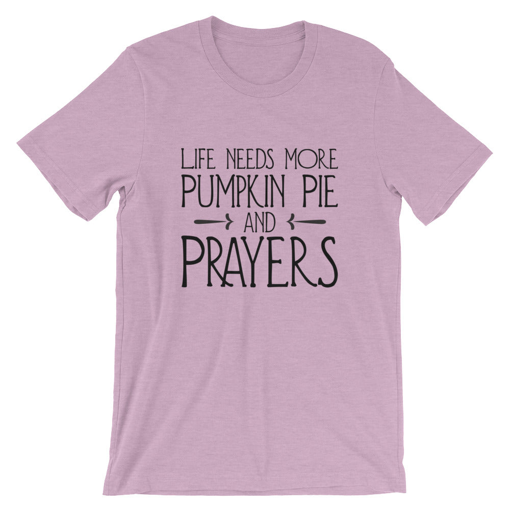 Pumpkin Pie and Prayers Unisex T-Shirt