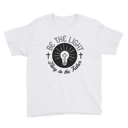 Be the Light retro Youth Short Sleeve T-Shirt