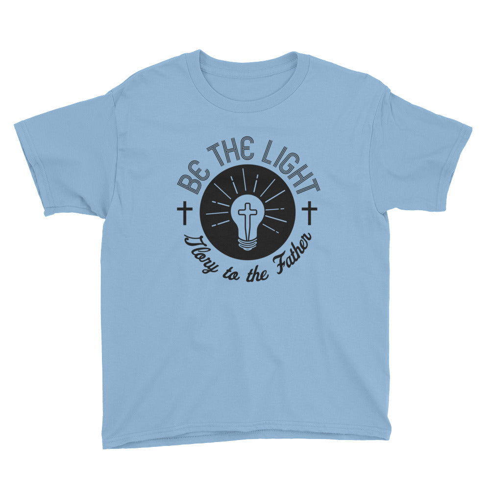 Be the Light retro Youth Short Sleeve T-Shirt