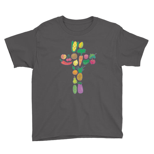 Veggie Cross Youth Short Sleeve T-Shirt