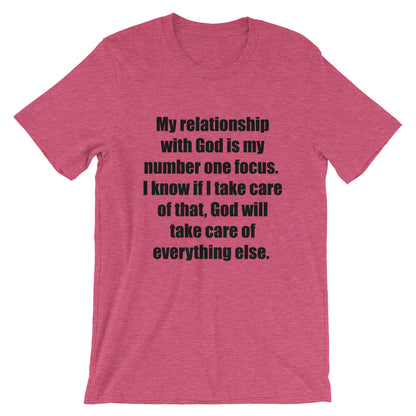 Relationship with God Unisex T-Shirt