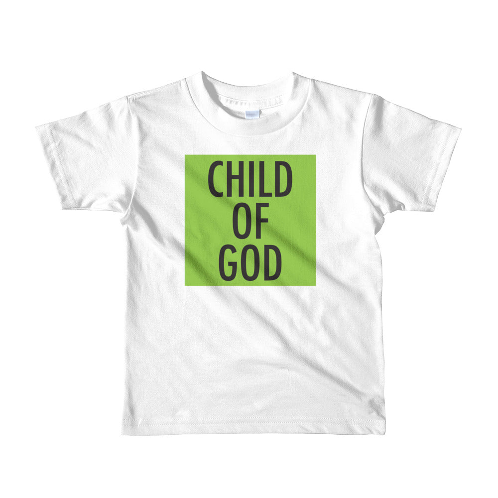 Child of God in Lime Toddler Tee