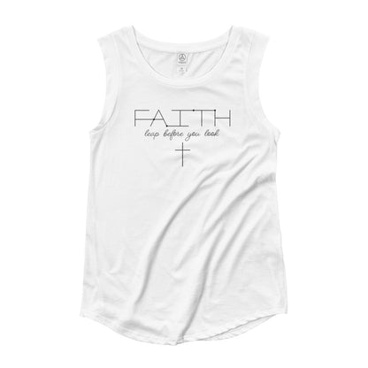 FAITH dots Ladies’ Cap Sleeve T-Shirt