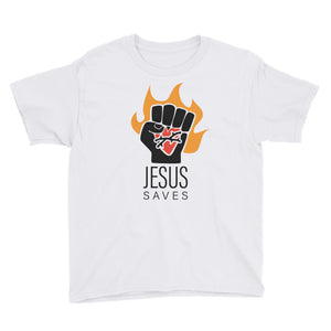 Jesus Saves Youth Short Sleeve T-Shirt