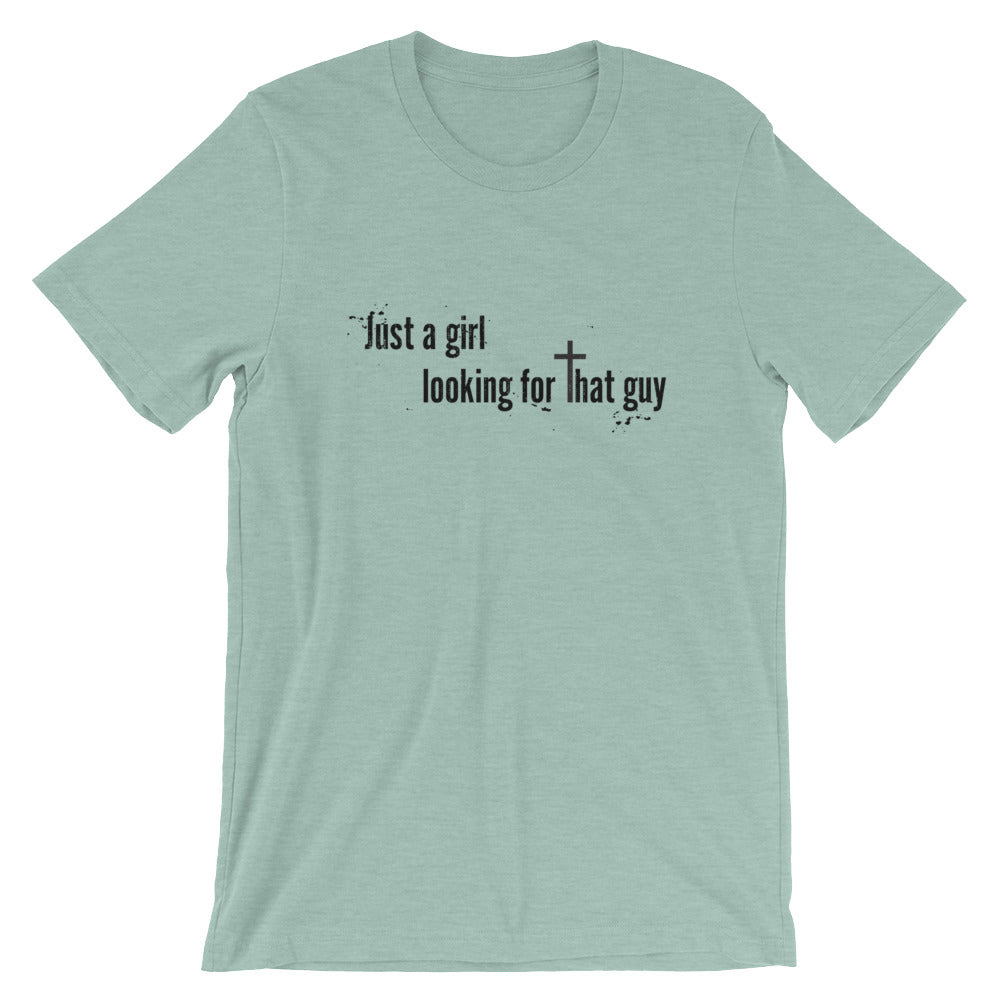 Just a Girl Looking Unisex T-Shirt