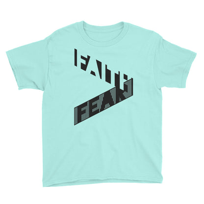 Faith > Fear Youth Short Sleeve T-Shirt