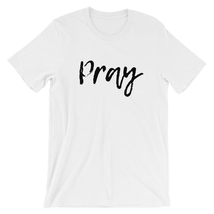 Pray script Unisex T-Shirt