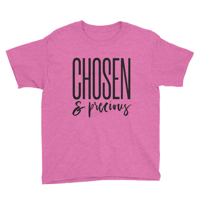 Chosen and Precious Youth Lightweight Fashion T-Shirt with Tear Away Label