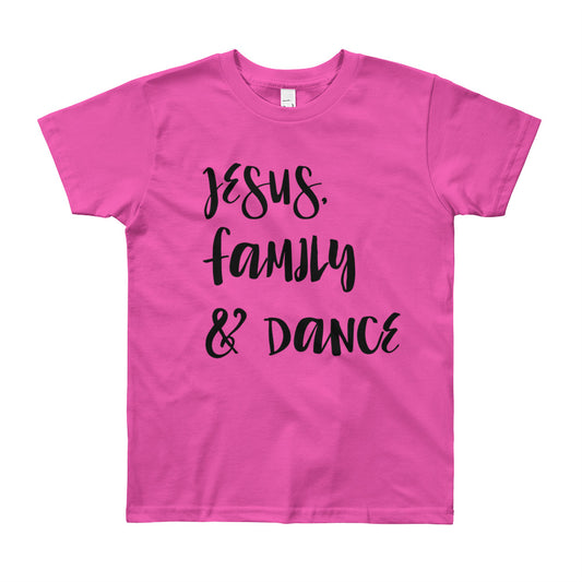 JESUS Family and Dance Youth Short Sleeve T-Shirt