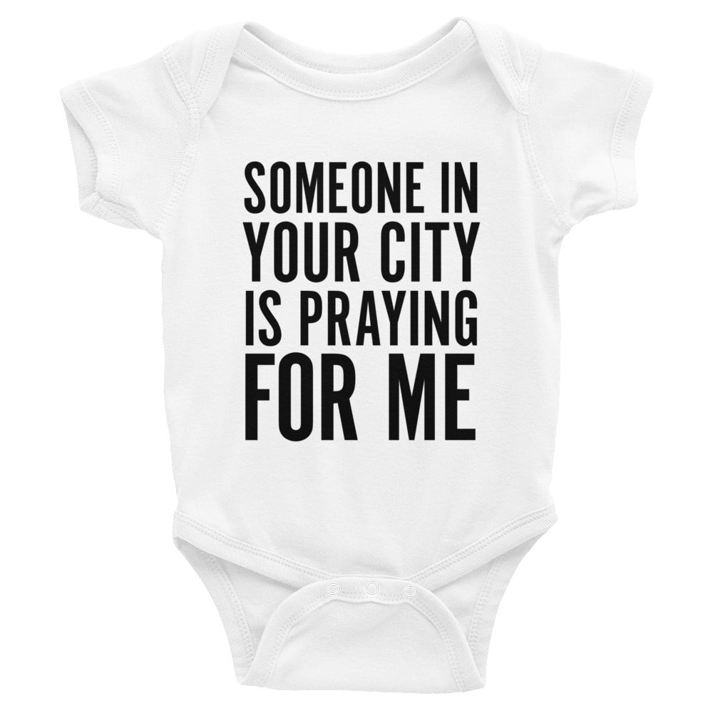 Praying for me Infant Bodysuit