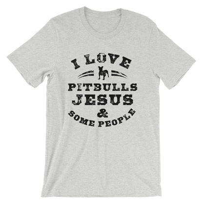 Pitbulls and Jesus Unisex T-Shirt