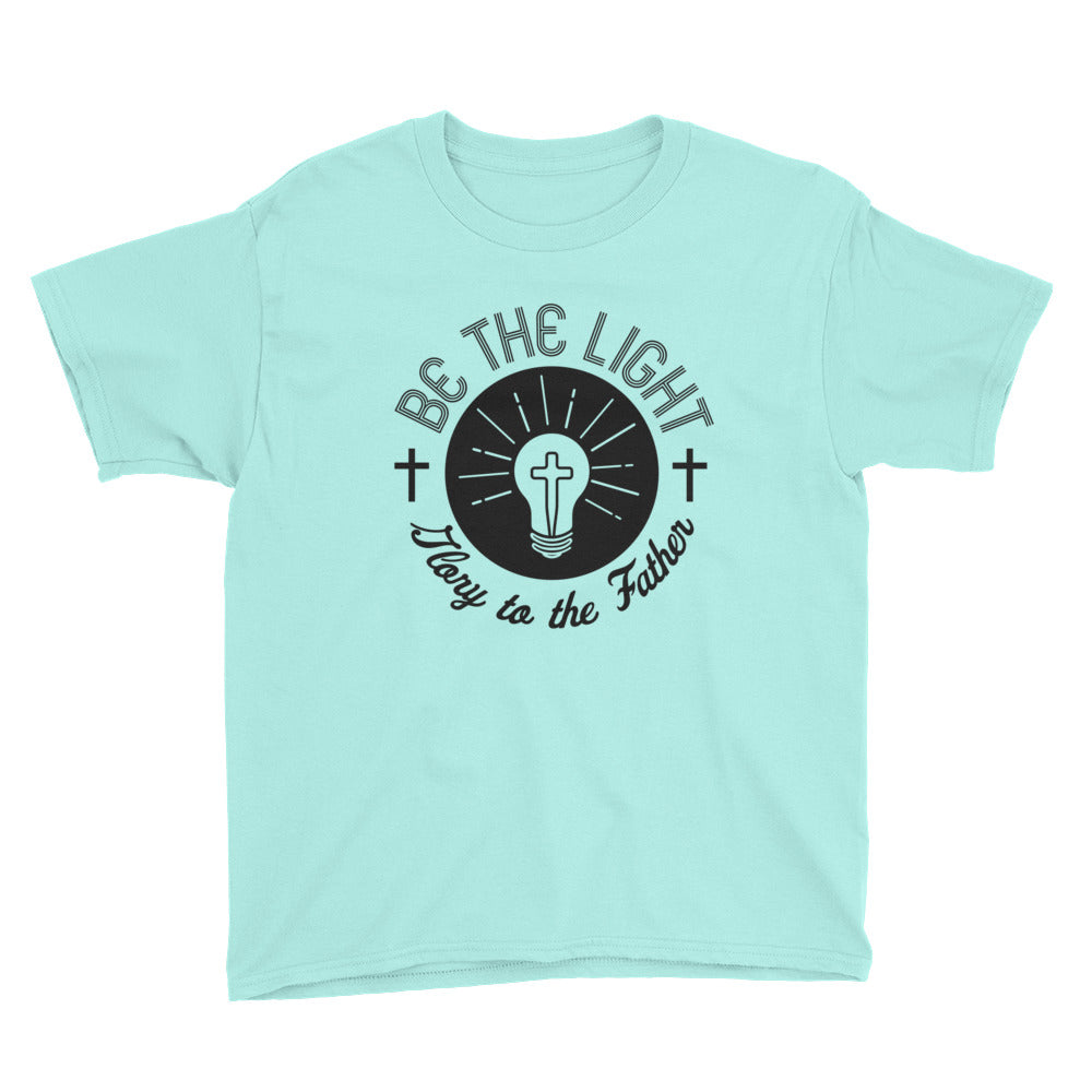 Be the Light retro Youth Short Sleeve T-Shirt