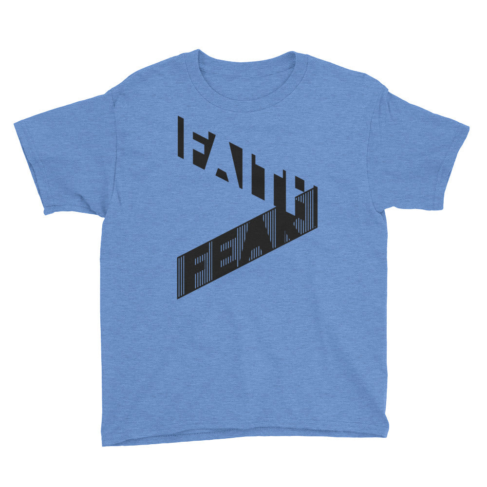 Faith > Fear Youth Short Sleeve T-Shirt