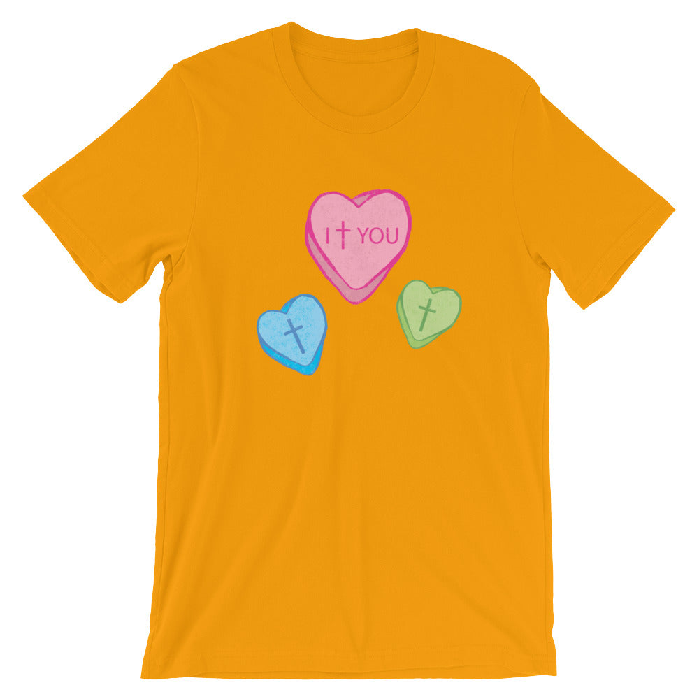 Love Candy Heart Unisex T-Shirt