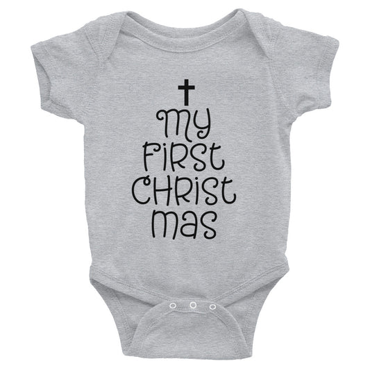 My first Christmas Infant Bodysuit