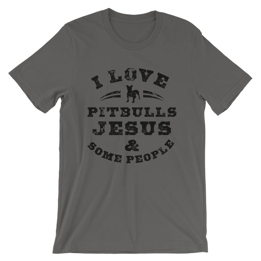 Pitbulls and Jesus Unisex T-Shirt