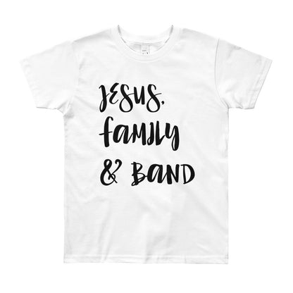 JESUS Family and Band Youth Short Sleeve T-Shirt