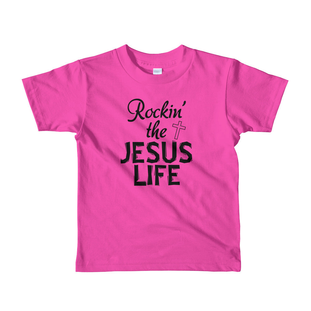 Rocking JESUS Short sleeve kids t-shirt