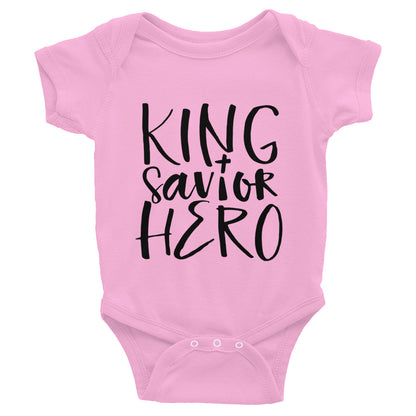King Savior Hero Infant Bodysuit