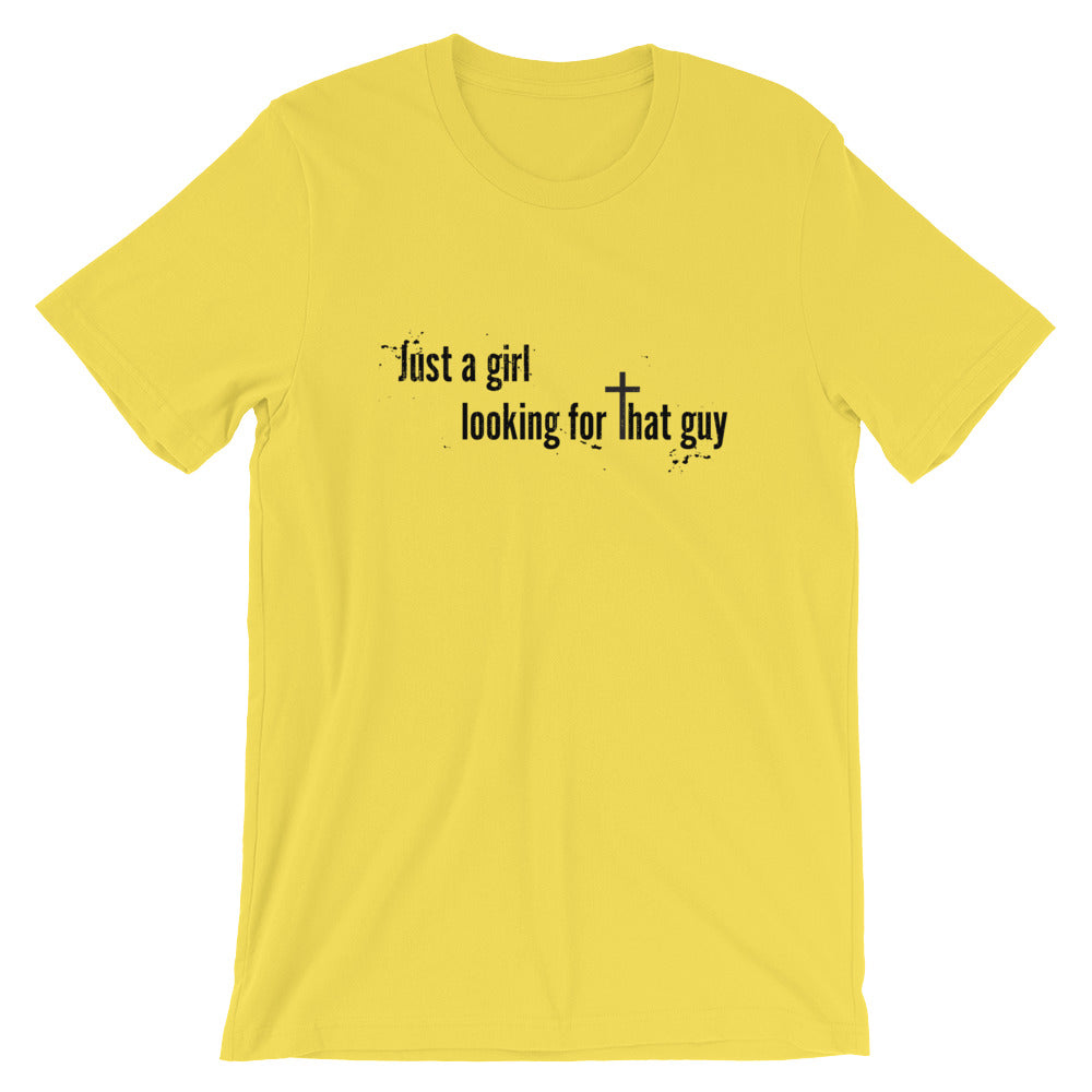 Just a Girl Looking Unisex T-Shirt