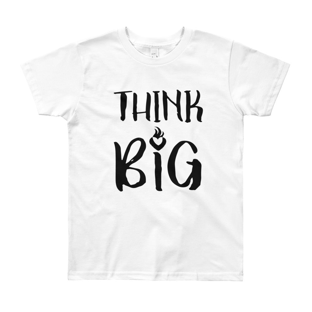Think big Youth Short Sleeve T-Shirt